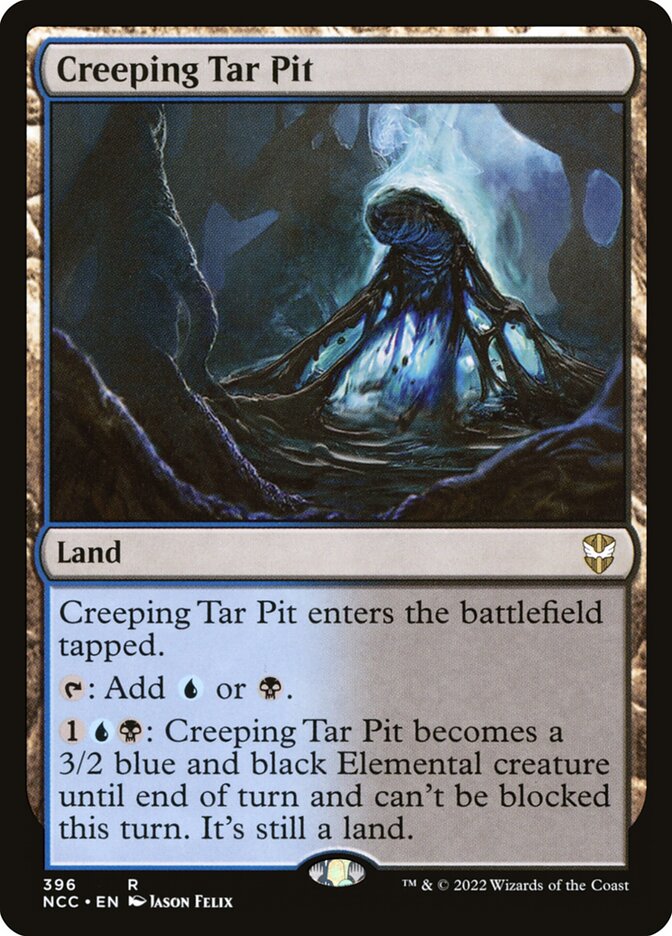 Creeping Tar Pit card front