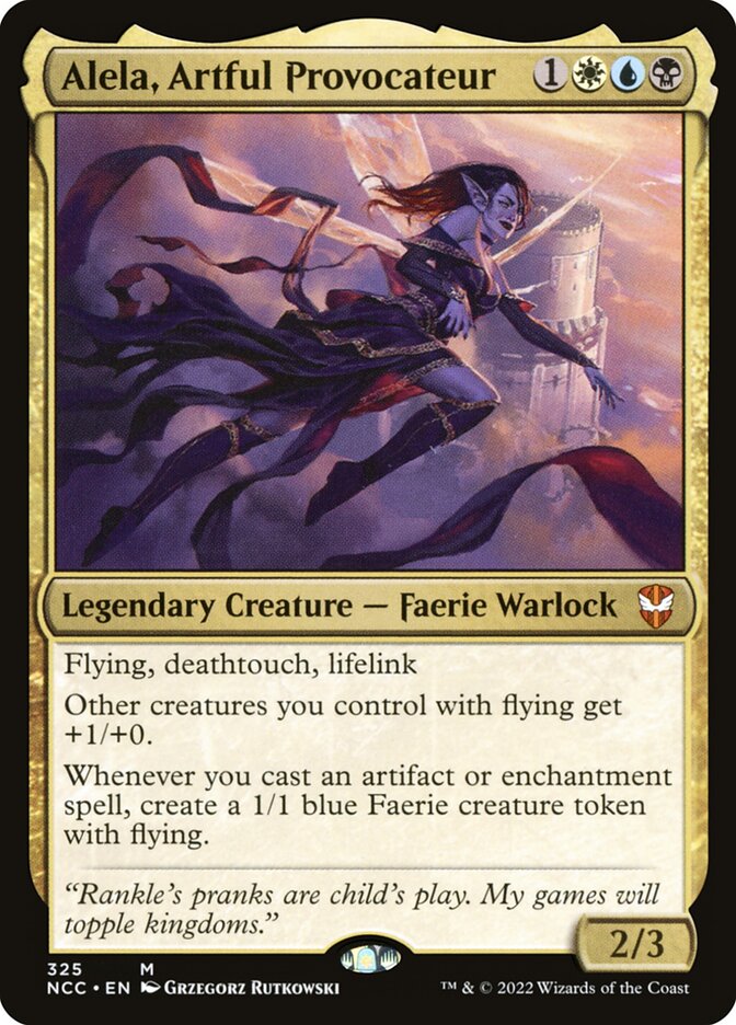 Alela, Artful Provocateur card front