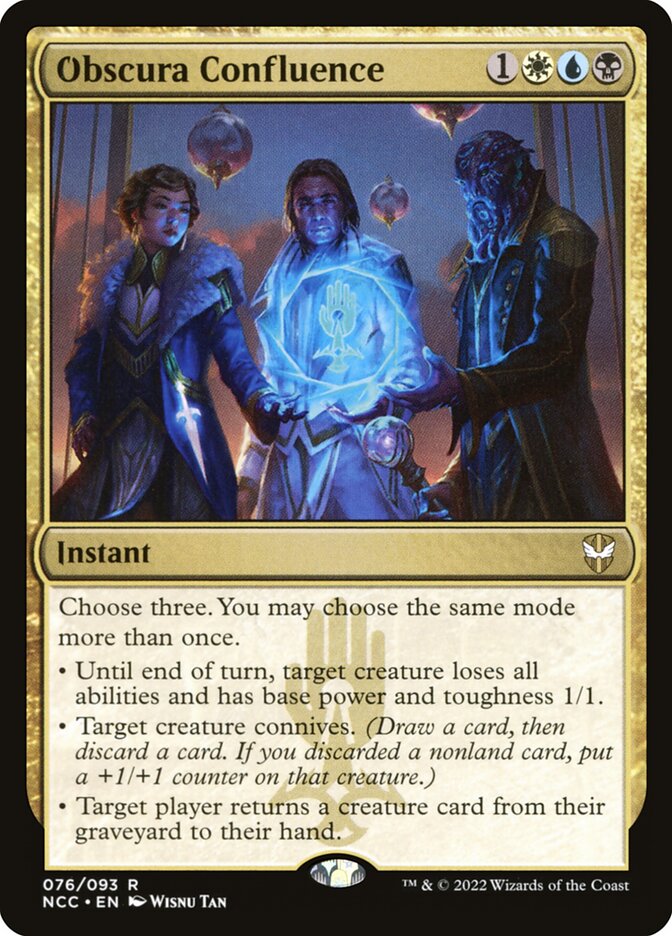 Obscura Confluence card front