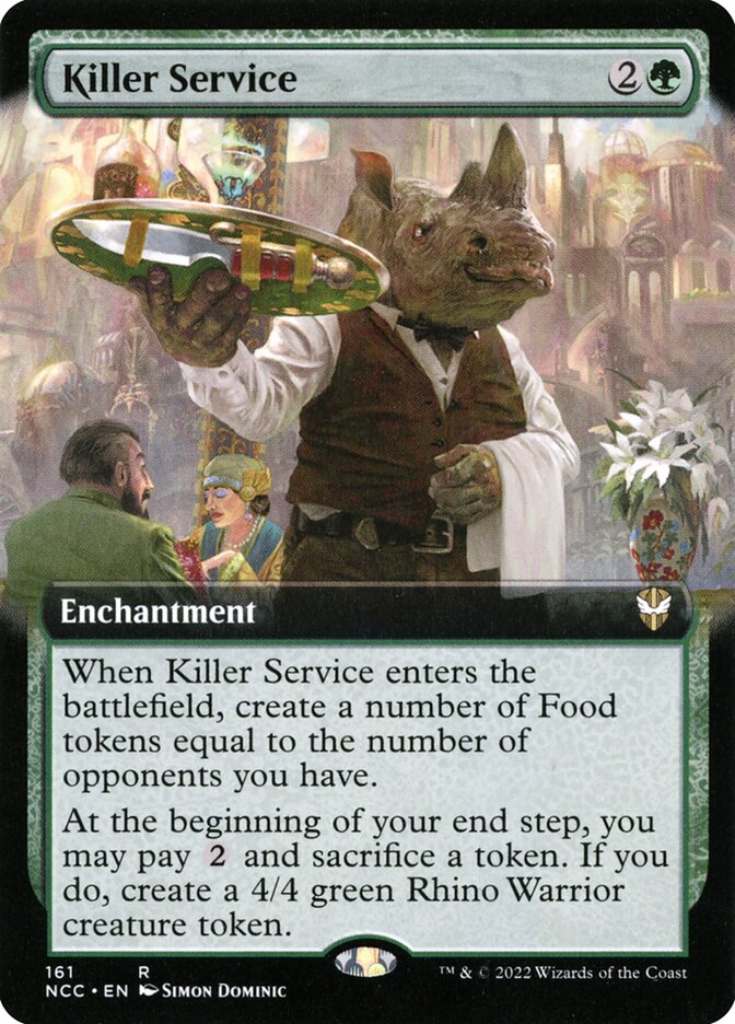 Killer Service card front