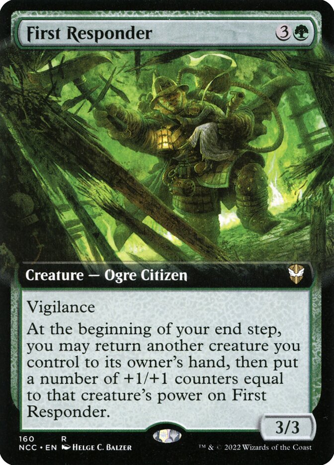 First Responder card front