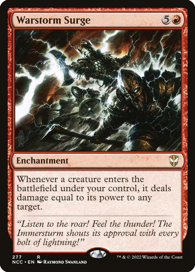 Warstorm Surge card front
