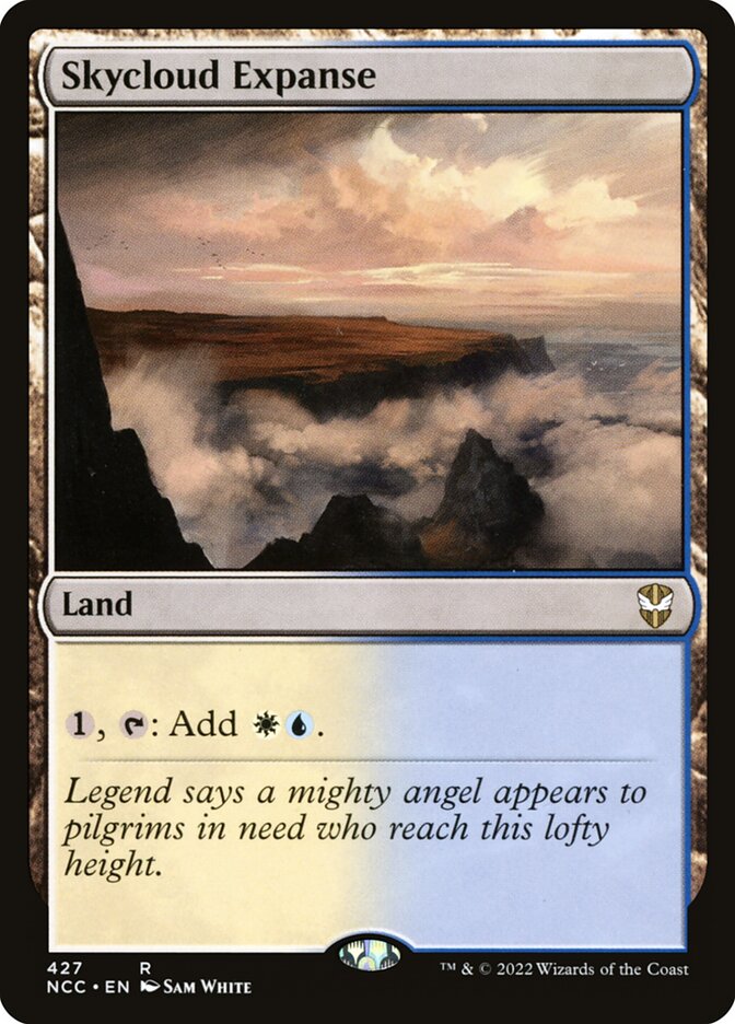 Skycloud Expanse card front