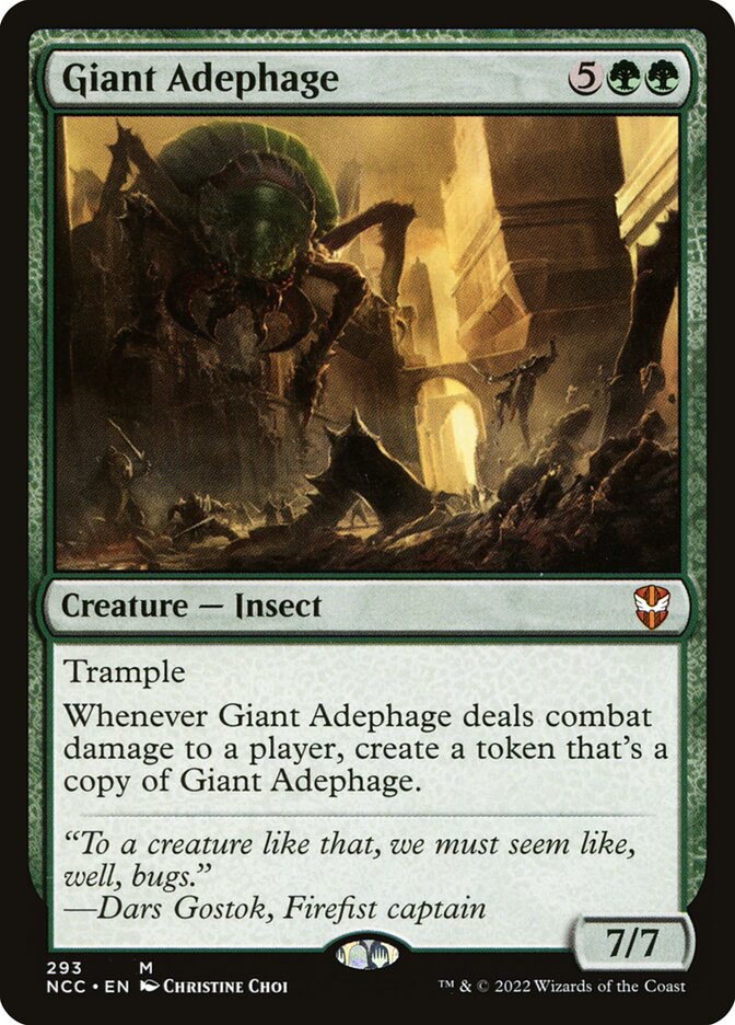 Giant Adephage card front
