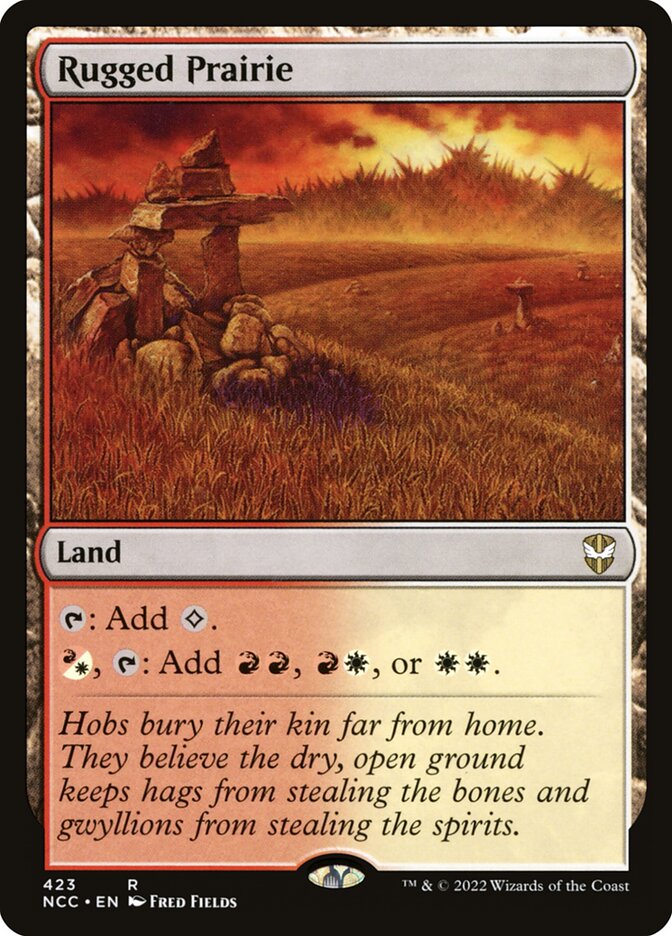 Rugged Prairie card front