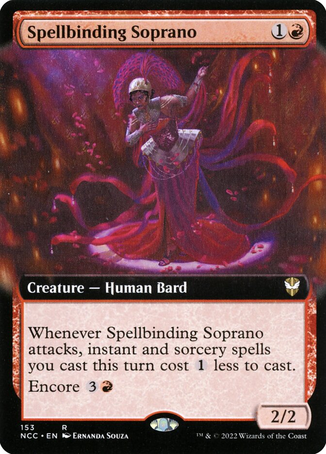 Spellbinding Soprano card front