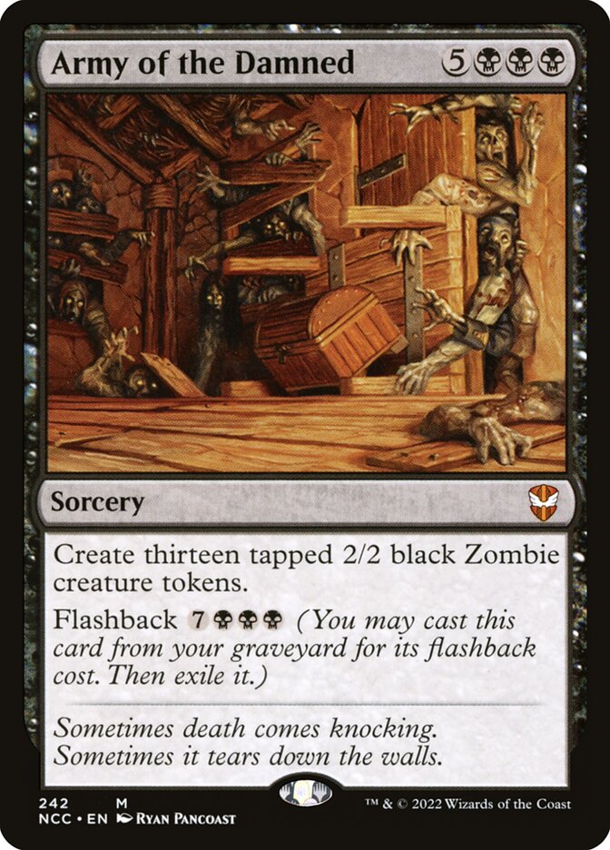 Army of the Damned card front