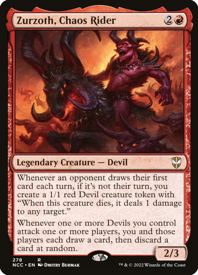 Zurzoth, Chaos Rider card front