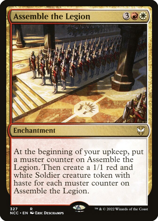 Assemble the Legion card front