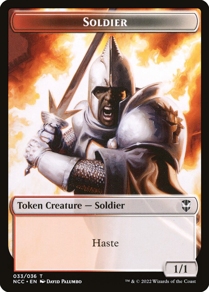 Soldier card front