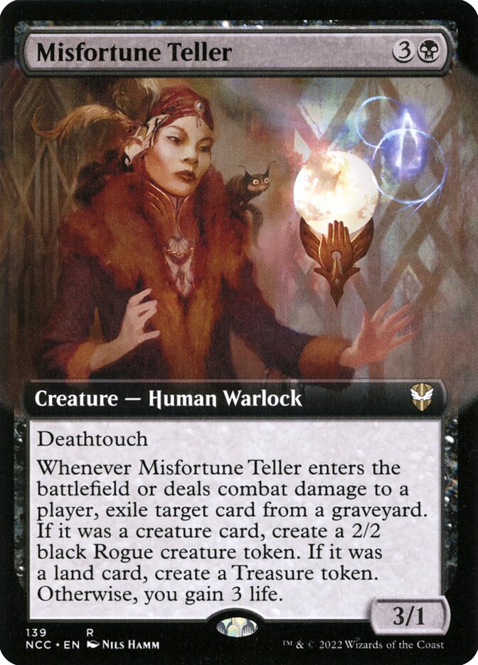 Misfortune Teller card front