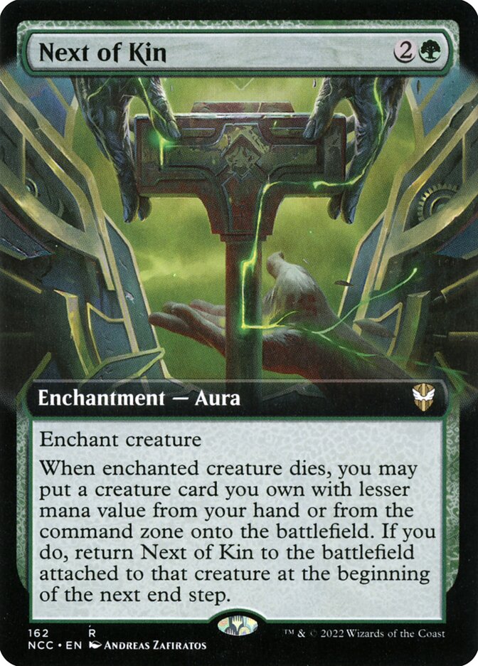 Next of Kin card front