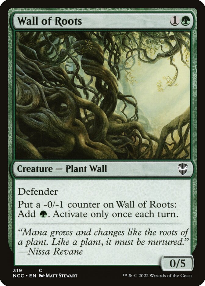 Wall of Roots card front