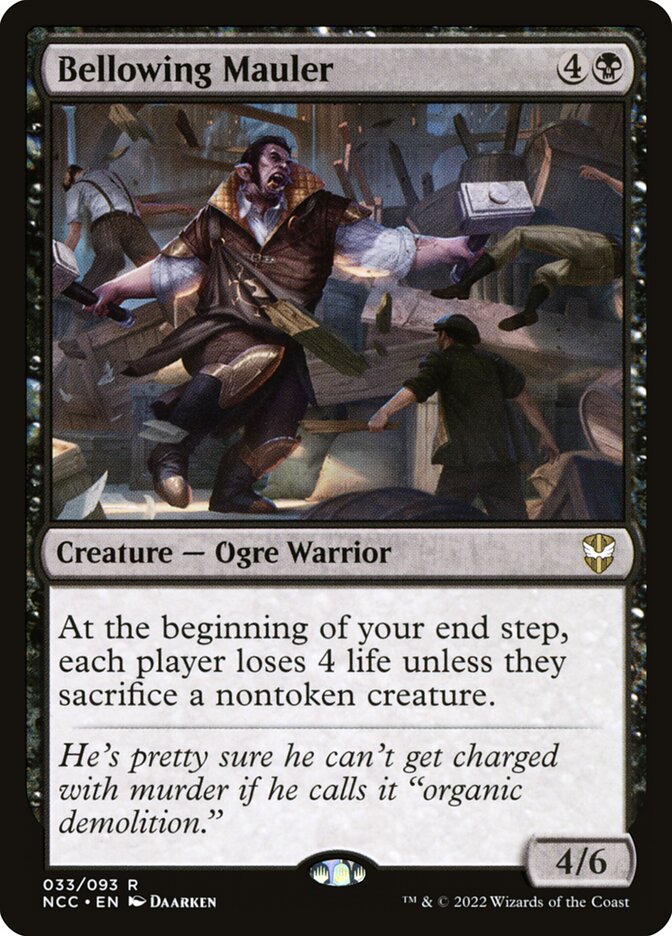 Bellowing Mauler card front