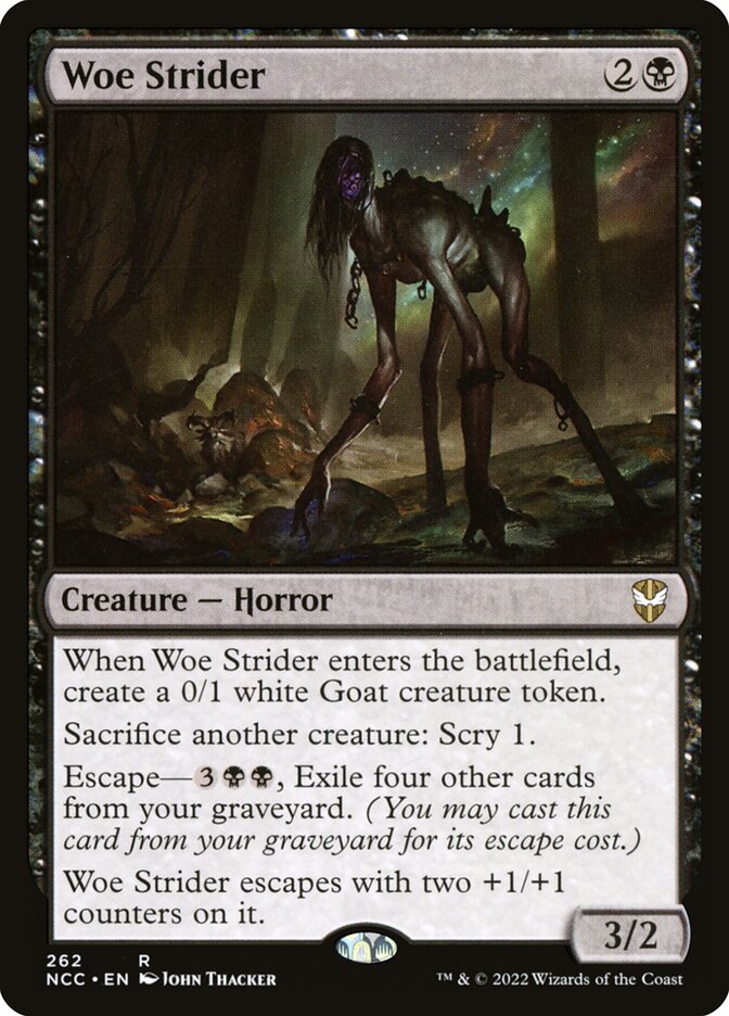 Woe Strider card front