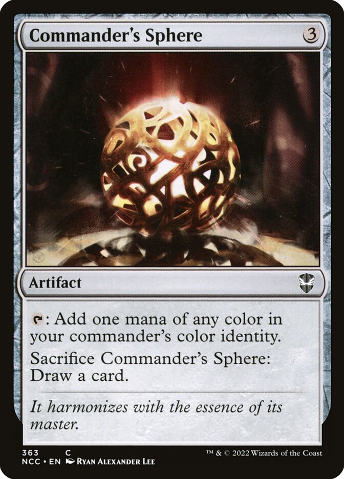 Commander's Sphere card front