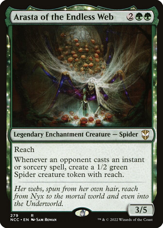 Arasta of the Endless Web card front
