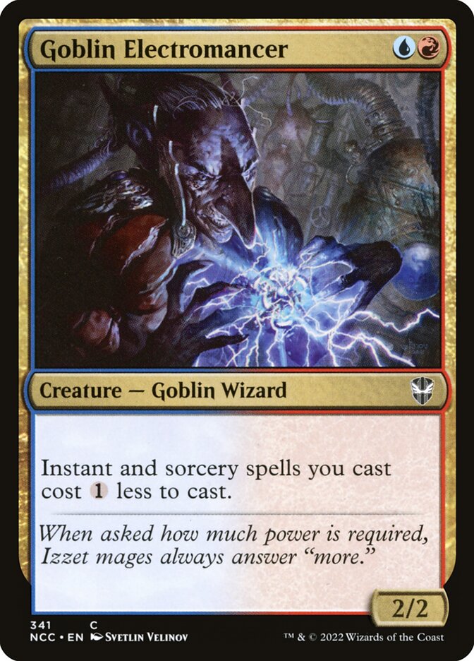 Goblin Electromancer card front