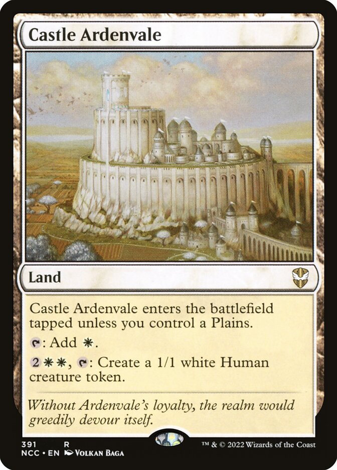 Castle Ardenvale card front