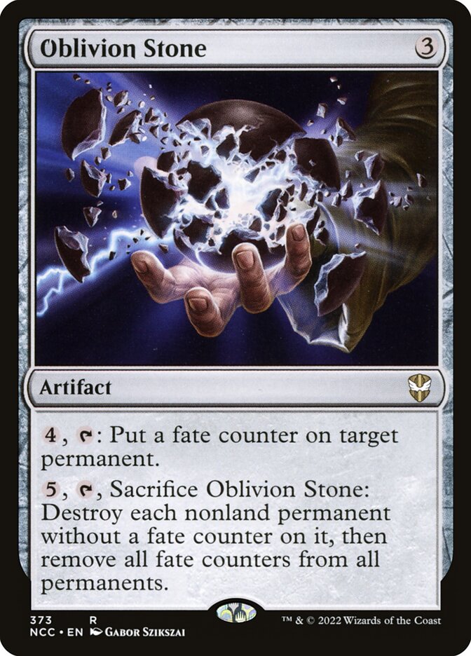 Oblivion Stone card front