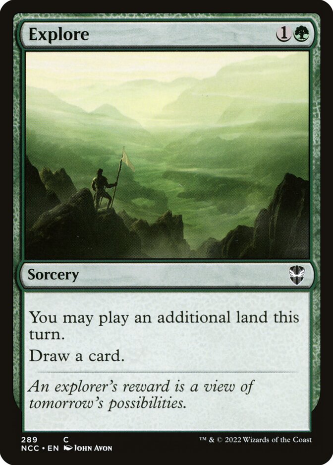Explore card front