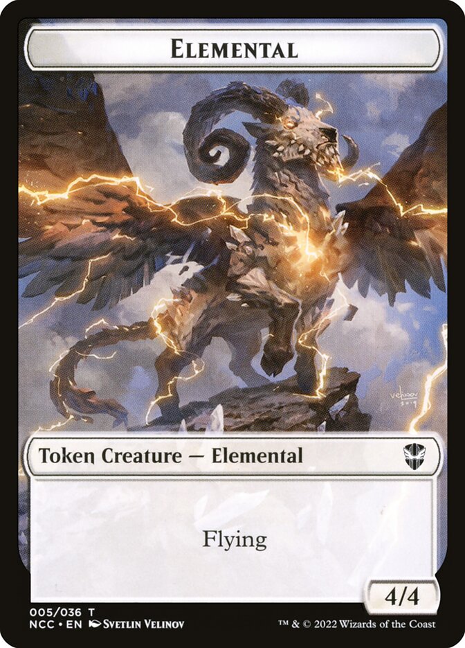 Elemental card front