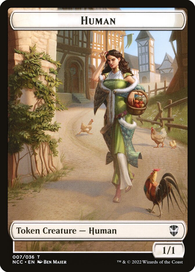 Human card front