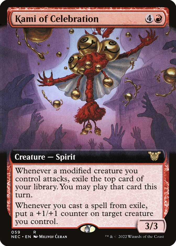 Kami of Celebration card front