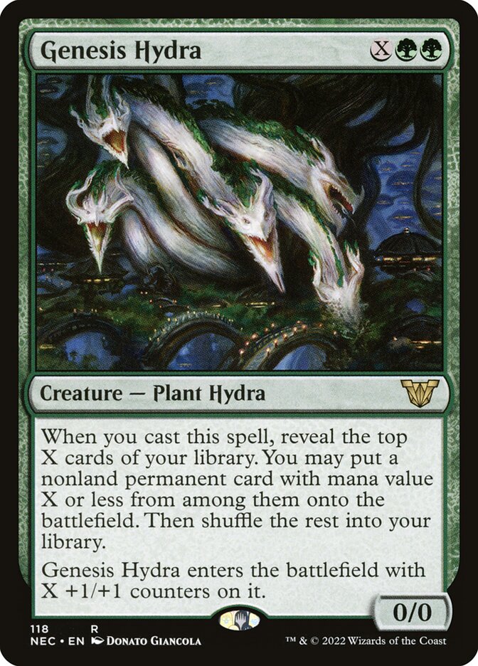 Genesis Hydra card front