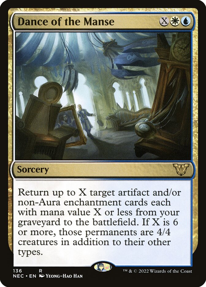 Dance of the Manse card front