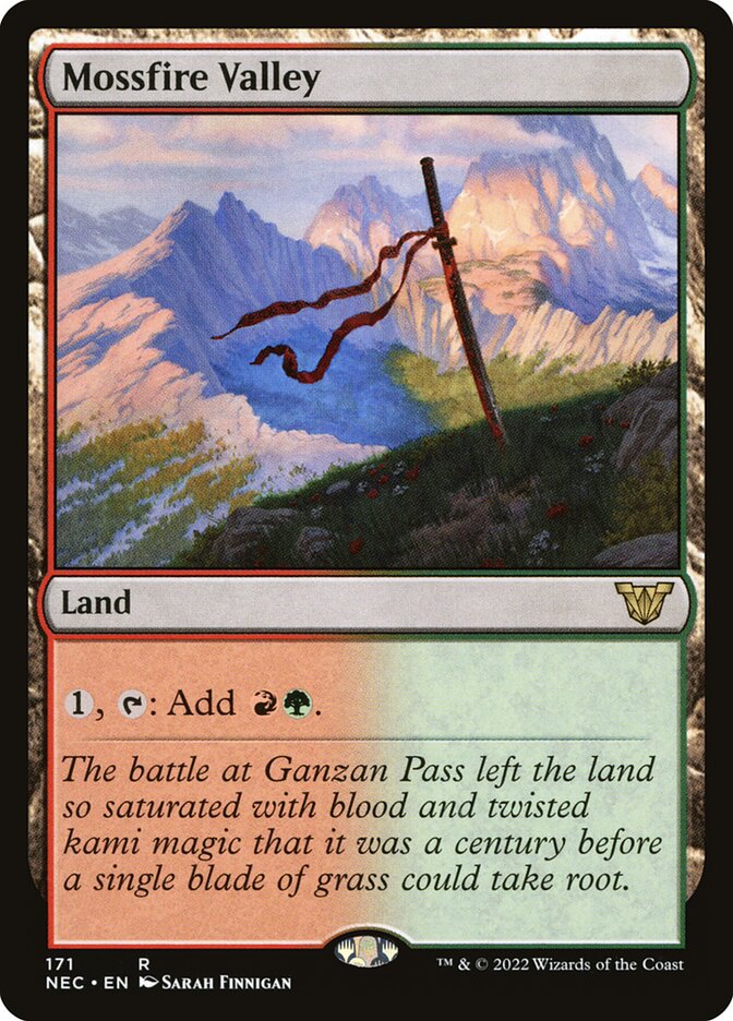 Mossfire Valley card front