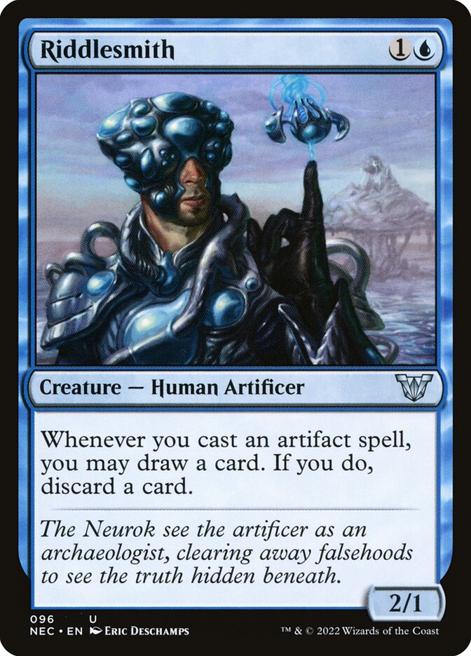 Riddlesmith card front