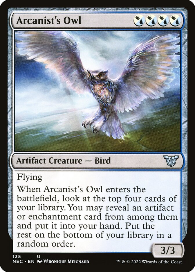 Arcanist's Owl card front