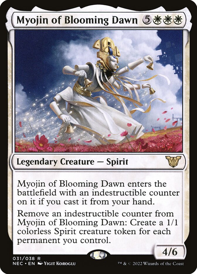 Myojin of Blooming Dawn card front
