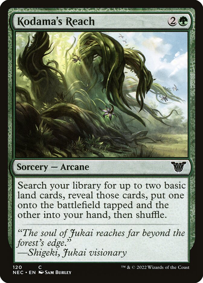 Kodama's Reach card front