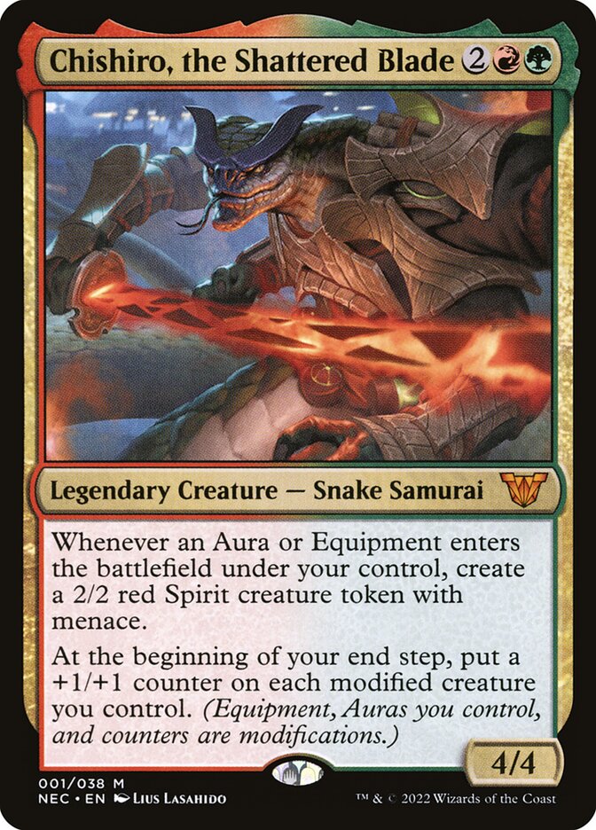 Chishiro, the Shattered Blade card front
