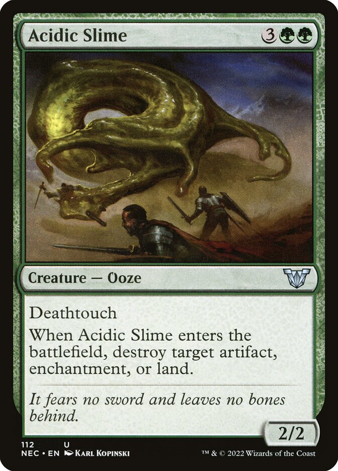 Acidic Slime card front