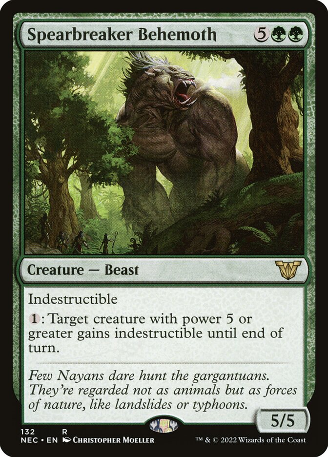 Spearbreaker Behemoth card front