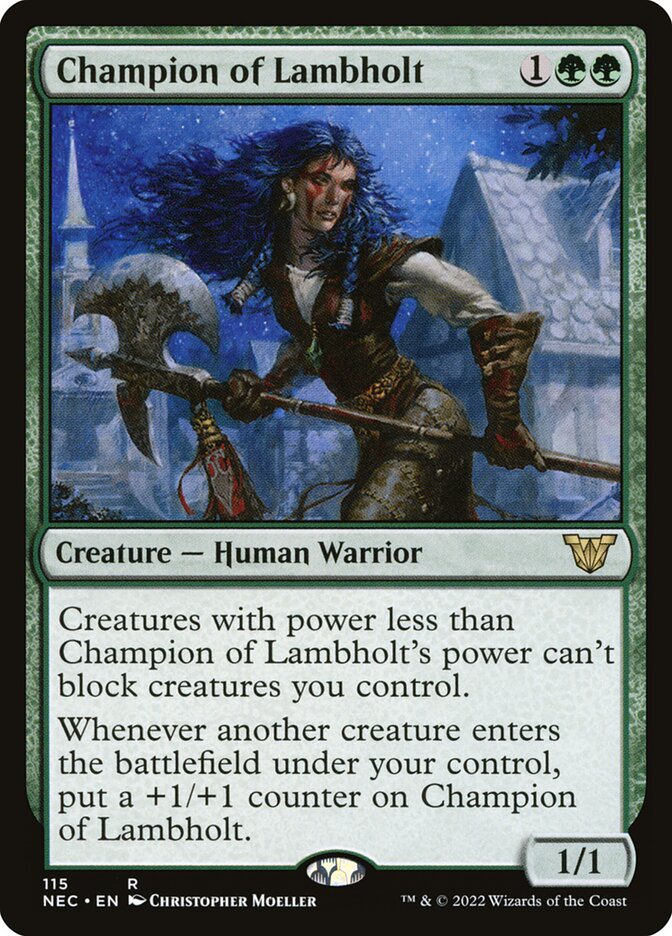 Champion of Lambholt card front