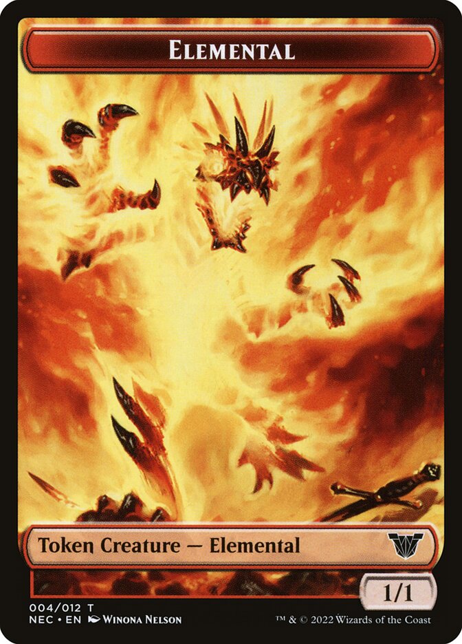 Elemental card front