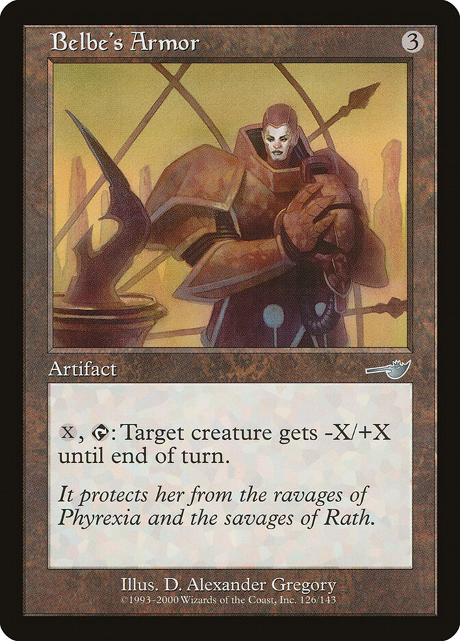 Belbe's Armor card front