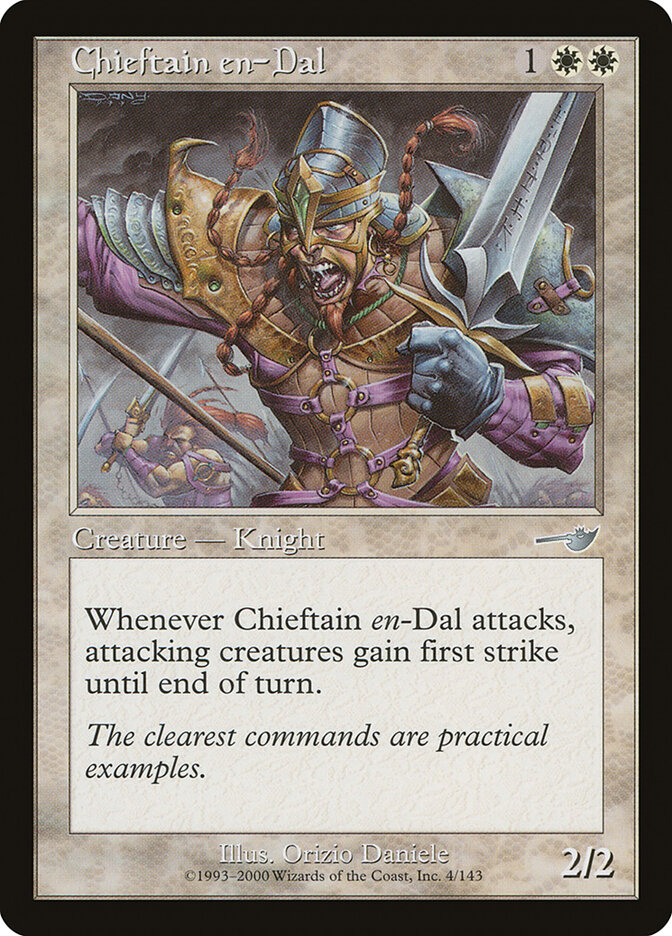 Chieftain en-Dal card front