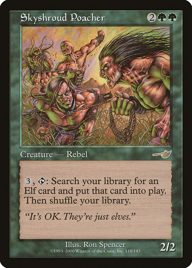 Skyshroud Poacher card front