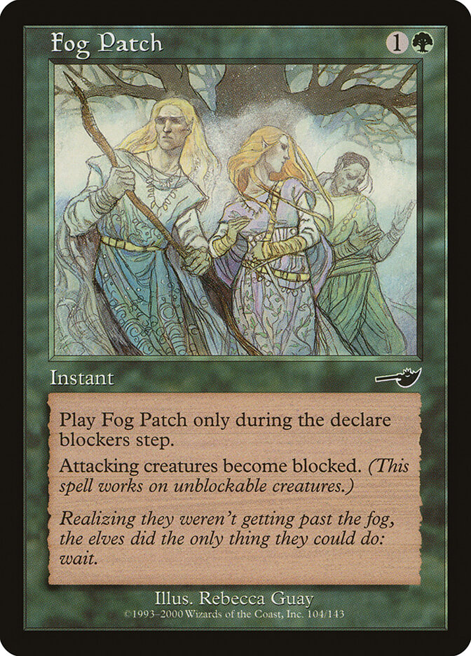 Fog Patch card front