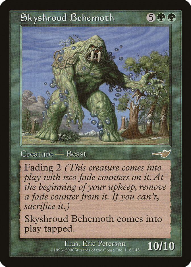 Skyshroud Behemoth card front