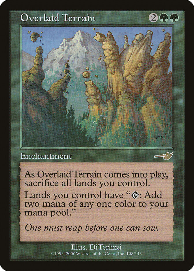 Overlaid Terrain card front