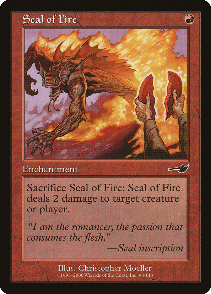 Seal of Fire card front