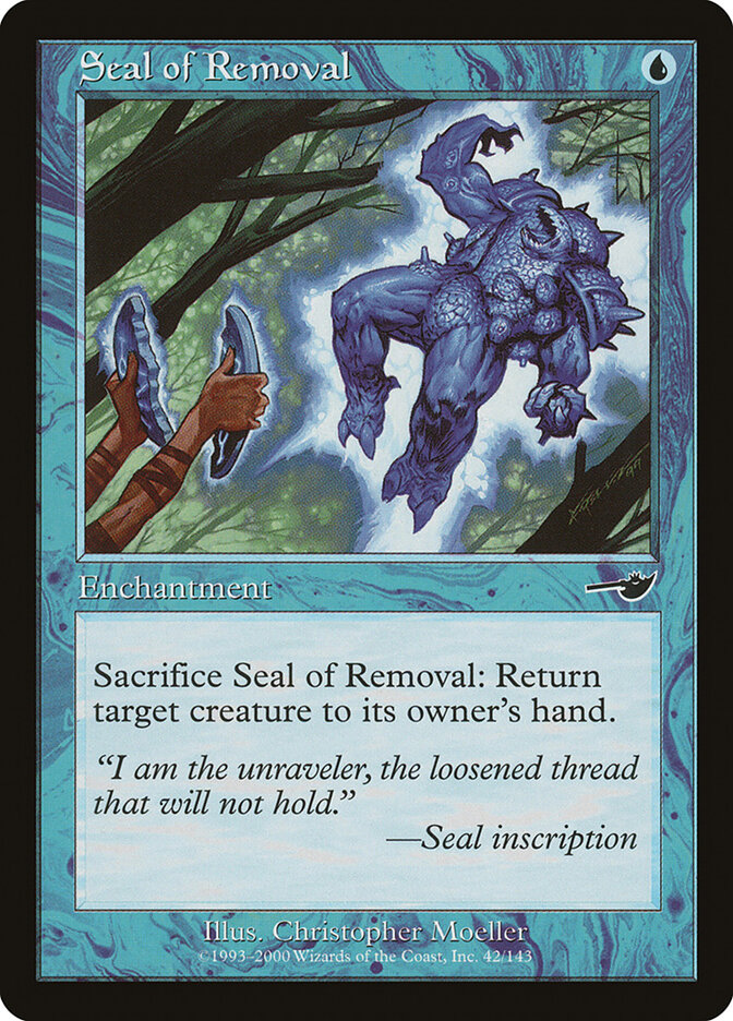 Seal of Removal card front