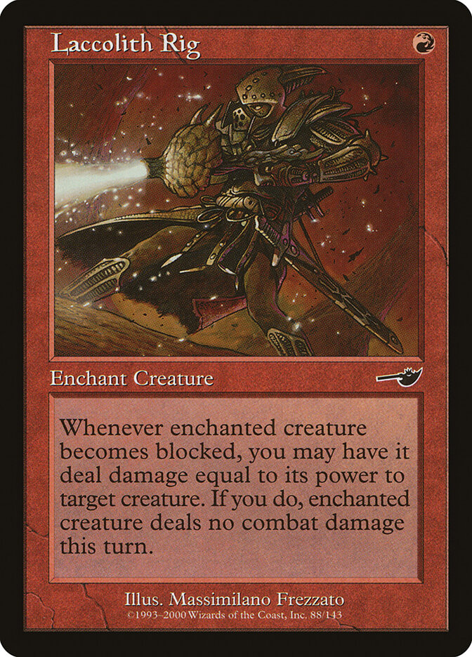 Laccolith Rig card front