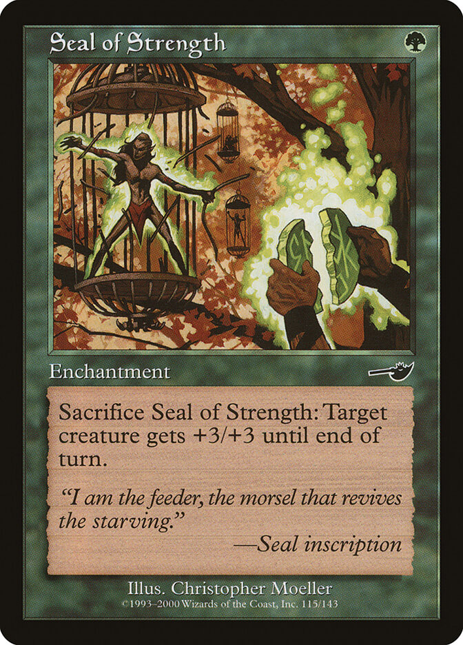 Seal of Strength card front